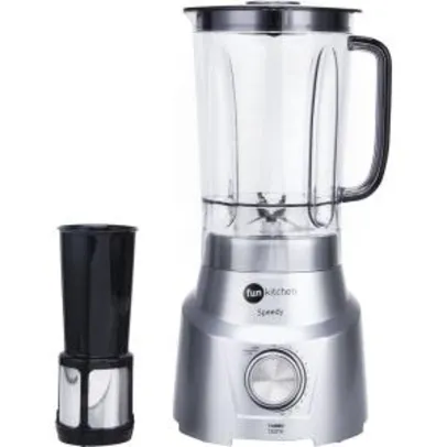 [Cartão Shoptime] Liquidificador Speedy Prata Fun Kitchen - R$90