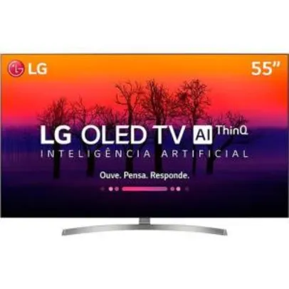 [AME] Smart TV Oled 55" LG OLED55B8SSC Ultra HD 4k com Conversor Digital 4 HDMI 3 USB por R$ 4560 ( COM AME)