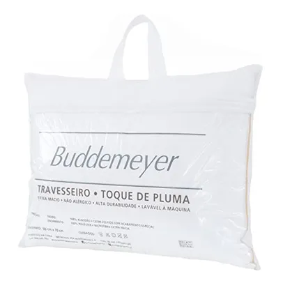 Saindo por R$ 109: [PRIME DAY] Travesseiro Toque de Pluma Avulso 50x70 cm Branco Buddemeyer | Pelando