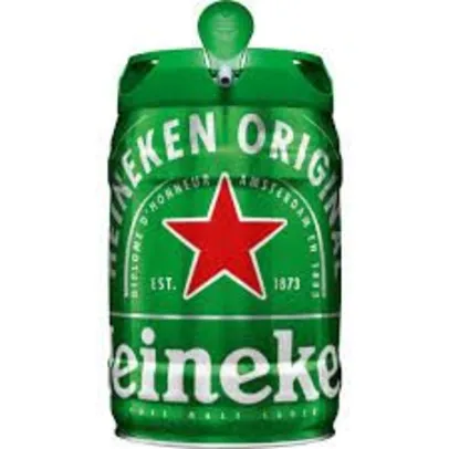 [APP Leia a descrição] Barril Heineken 5L (3 und) - R$ 60