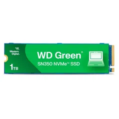 SSD M.2 2280 Western Digital Green SN350 1TB NVME - WDS100T3G0C