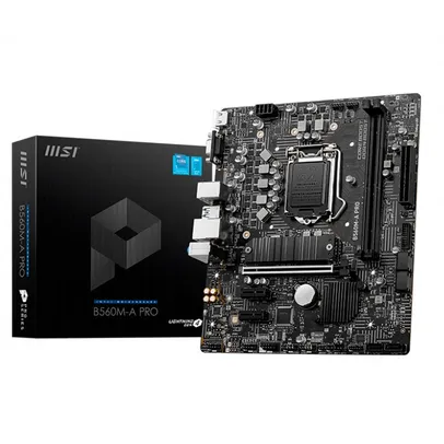 Placa Mãe MSI B560M-A PRO, Intel LGA 1200, Intel B560, mATX, DDR4