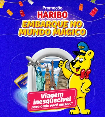 Promoção Haribo Embarque no Mundo Mágico - R$700/ dia + Viagens 