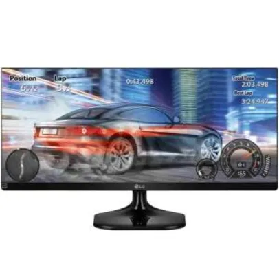 LG 25UM58-PF Ultrawide - Monitor Gamer LED 25" Full HD , Preto | R$ 900