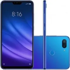 Smartphone Xiaomi MI 8 Lite 128GB Versão Global Desbloqueado - Azul | R$1.078