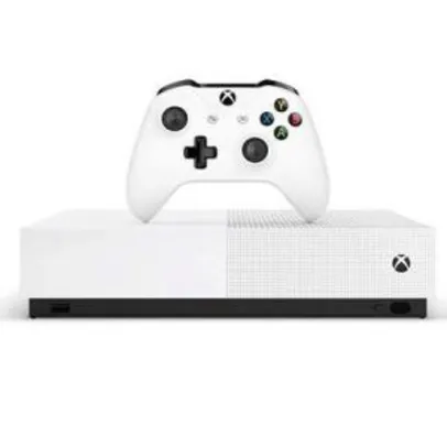 [Amazon EUA] Console Microsoft – Xbox One S 1TB edição digital com controle sem fio Xbox One