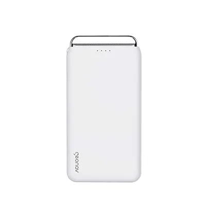 Carregador Portátil 12.000 mAh, Branco, PB12KWT, Geonav