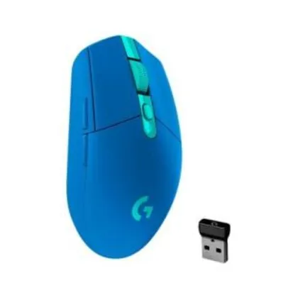 Mouse Sem Fio Logitech G305 Lightspeed, 6 Botões, 12000 DPI, Azul | R$ 248