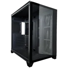 Gabinete Gamer SuperFrame Cube, Mid Tower, Vidro Temperado, ATX, Black, Sem Fonte, Sem Fan