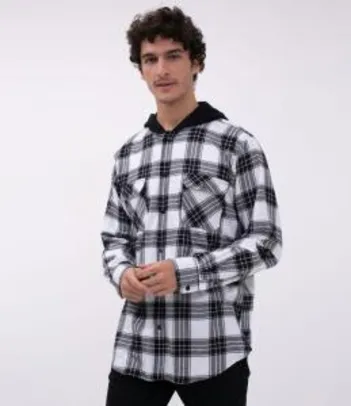 Camisa xadrez com capuz - Renner R$60