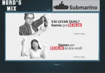 Games selecionados a partir de R$29,99