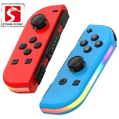 [Taxa inclusa] Controle STORM WYRM para Nintendo Switch - Bluetooth 5.2, iluminação RGB, Modo de Vibração, Recarregável