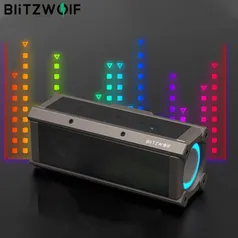 Blitzwolf BW-WA3 100w Wirelss alto-falante rgb luz portátil 5000mah bluetooth