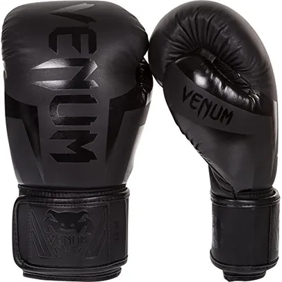 Venum Luvas de boxe Elite, pretas, 283 g