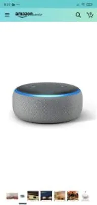 [Prime] Echo Dot (3ª Geração): Smart Speaker com Alexa - Cor Cinza | R$237