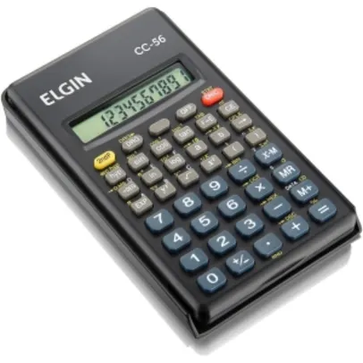 Calculadora Científica Elgin CC56 c/ 56 Funções - Preto - R$ 14,97