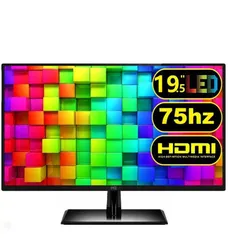 Monitor 19.5" LED Widescreen 75Hz HDMI HQ 19.5HQ-LED VESA Ajuste de inclinação