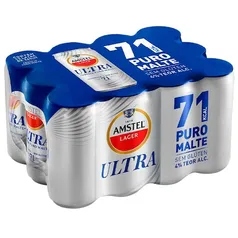 Cerveja Amstel Ultra Lata 269ml Pack - 12 Unidades