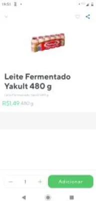 [Supermercado Oba] Yakult | R$1,50
