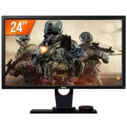 [Mega Mamute] Monitor Gaming LED 24" Full HD 144Hz 1 HDMI XL2430T BENQ por R$1800