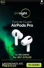 Fone de Ouvido Apple AirPods Pro - R$1579