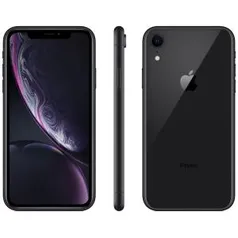 iPhone XR Apple 128GB Preto, Tela Liquid Retina HD de 6.1”, iOS, Câmera Traseira 12MP | R$ 3790