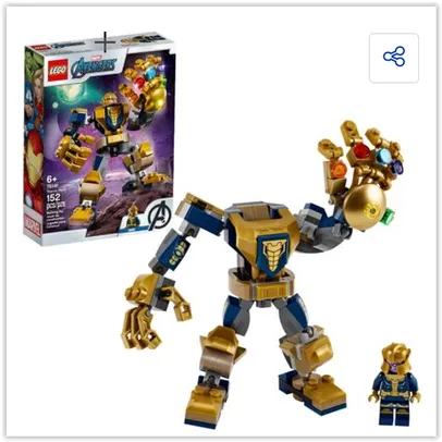 LEGO Super Heroes - Robô Thanos 76141 - 152 Peças | R$ 55