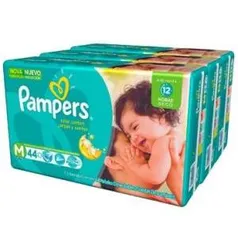 [Ricardo Eletro] Fraldas Pampers Total Confort Mega M (132uni)/ G (114uni) / XXG (90uni) - por R$84