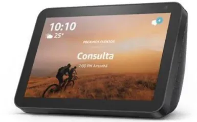 Echo Show 8 : Smart Display HD de 8" com Alexa e câmera de 13 MP - Cor Preta