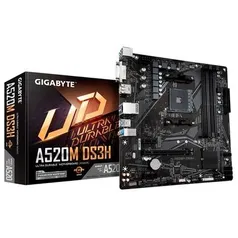 Placa Mãe Gigabyte A520M | R$480