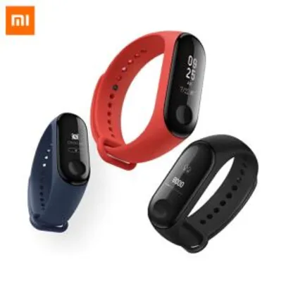 Xiaomi mi band 3 (Global Version) cor: preta | R$ 63