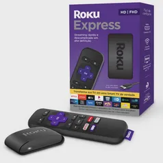 [APP] Smart Express Streaming Player Full Hd com Controle Remoto e Cabo Hdmi Roku