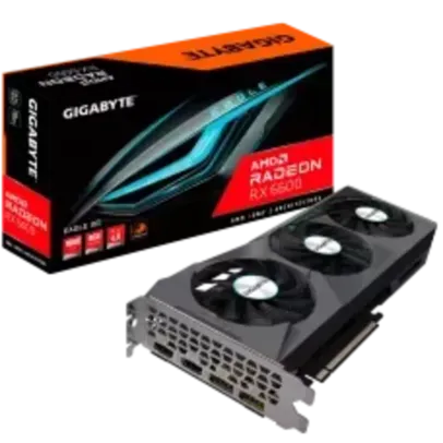 Placa de Vídeo Gigabyte AMD Radeon RX 6600 EAGLE 8G, 8GB, GDDR6, FSR, Ray Tracing