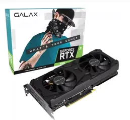 Placa de Vídeo Galax NVIDIA GeForce RTX 3060 1-Click OC, 8GB GDDR6, DLSS, Ray Tracing, 36NSL8MD6OCC