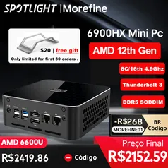 Mini PC MoreMoreFine m600 500GB/16gb DDR5 PCIe4 AMD 6600U