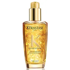 Kérastase Óleo Elixir Ultime L'Huile Originale, Todos os tipos de cabelos, Nutrição, brilho, Mix de 4 Óleos Preciosos, 100 ml