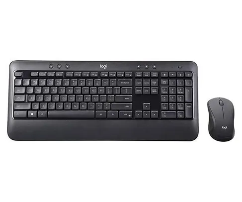 KIT TECLADO E MOUSE SEM FIO LOGITECH ADVANCED MK540 | R$ 226