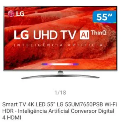 [Clube da Lu] Smart tv Lg 55 4k UM7650