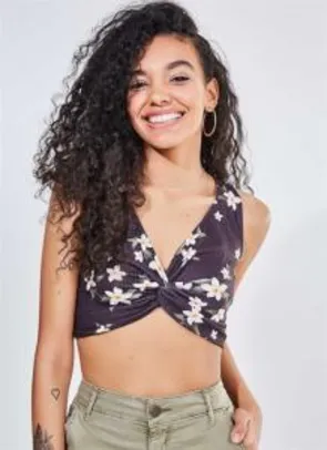 Top Cropped Floral R$30