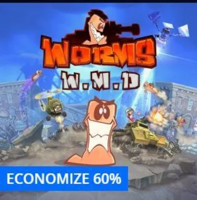 Jogo Worms W.M.D PSN/PS4 - De R$ 107,50 por R$ 38,70