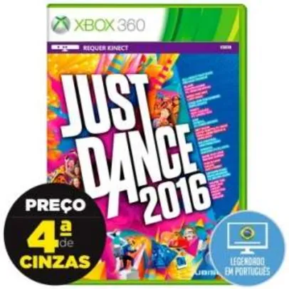 [Ricardo Eletro] Jogo Just Dance 2016 - Xbox 360 - R$100