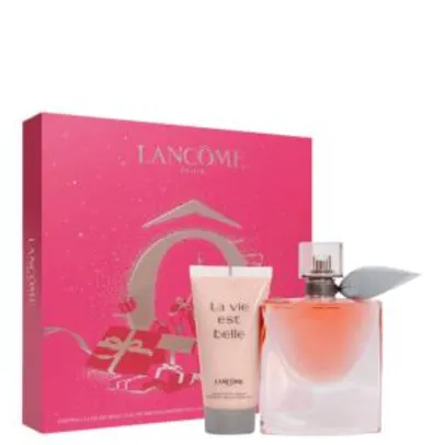 Conjunto La Vie Est Belle Lancôme Feminino - Eau de Parfum 50ml + Loção Corporal 50ml - R$280