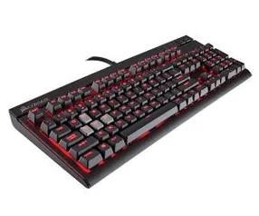 Teclado Mecânico Corsair Strafe Cherry MX Red CH-9000088-BR - R$319