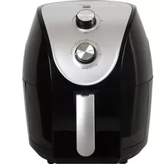 [AME SC R$158] Fritadeira Elétrica sem óleo 3,5L 1400W Preto - Fun Kitchen