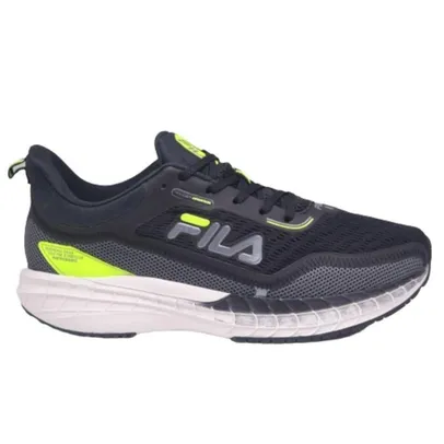 TENIS FILA RACER ADVANTAGE MASCULINO-PRETO/PRATA/VERDE