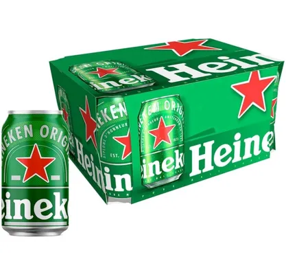 [Cliente Ouro] Cerveja Heineken Premium Puro Malte Lager - 12 Unidades 350ml | R$36