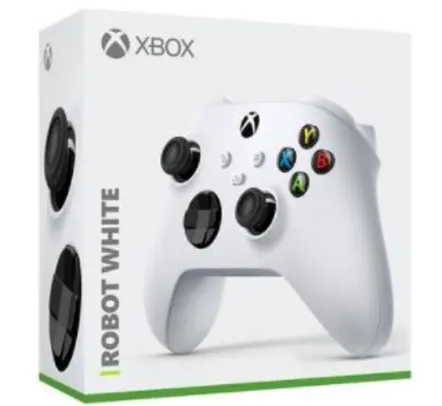 Controle Sem Fio Xbox Robot White