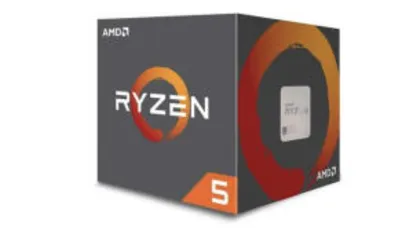 Processador AMD Ryzen 5 2600, Cooler Wraith Stealth, Cache 19MB, 3.4GHz (3.9GHz Max Turbo), AM4, Sem Vídeo - YD2600BBAFBOX