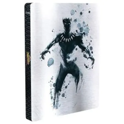 Steelbook Duplo Pantera Negra - Blu-ray e Blu-ray 3D | R$15