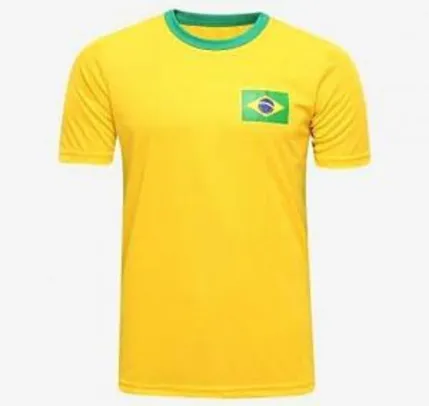 Camisa Brasil Masc. Natural cotton